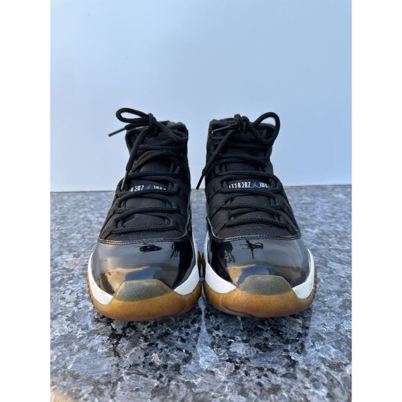 NIKE AIR JORDAN 11 RETRO SPACE JAM BLACK BLUE WHITE CONCORD- 378037-041 SZ 10.5 main image 9